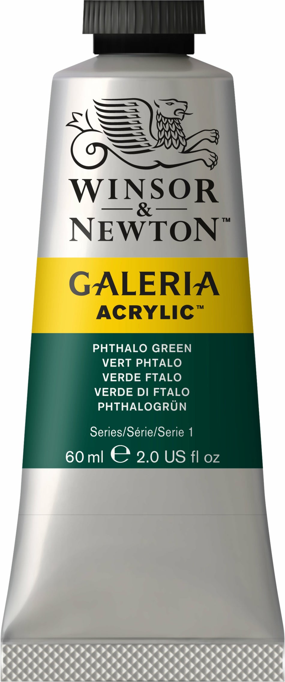 Valokuva tuotteesta Akryyliväri 60ml 522 Phthalo green W&amp;N Galeria, kuuluu tuoteryhmään Taidetarvikkeet.