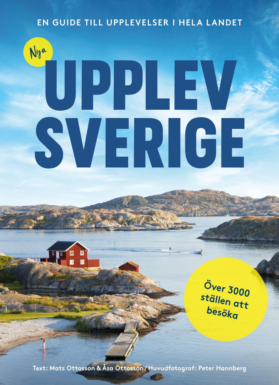 Valokuva kirjasta Mats Ottosson / Åsa Ottosson Nya Upplev Sverige : En guide till upplevelser i hela landet, kuuluu tuoteryhmään Ruots harrasteet taide.