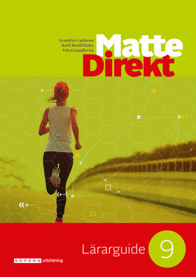 Valokuva kirjasta Synnöve Carlsson / Karl Bertil Hake / Erica Lundkvist Matte Direkt 9 Lärarguide, kuuluu tuoteryhmään Ruots lapset nuoret ja sarjakuvat.