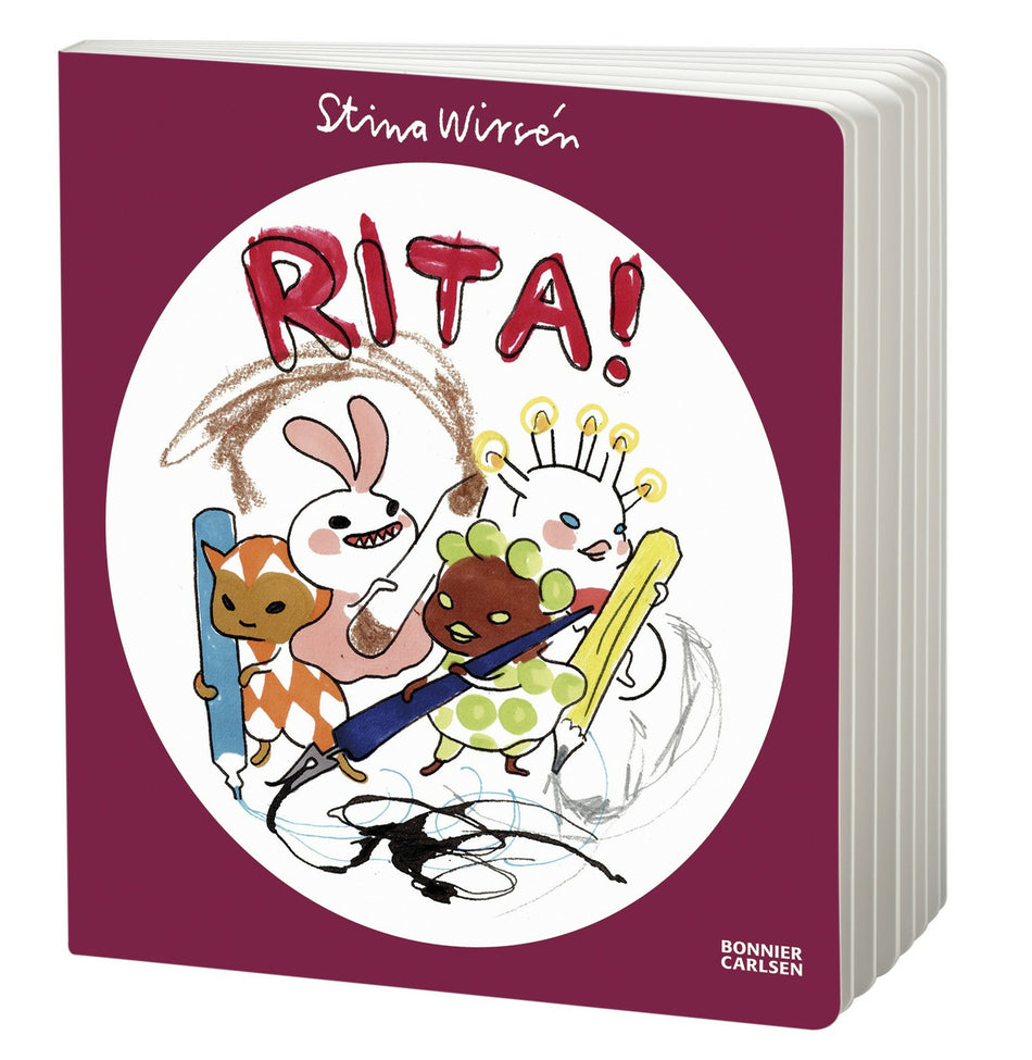 Valokuva kirjasta Stina Wirsén Rita!, kuuluu tuoteryhmään Ruots lapset nuoret ja sarjakuvat.
