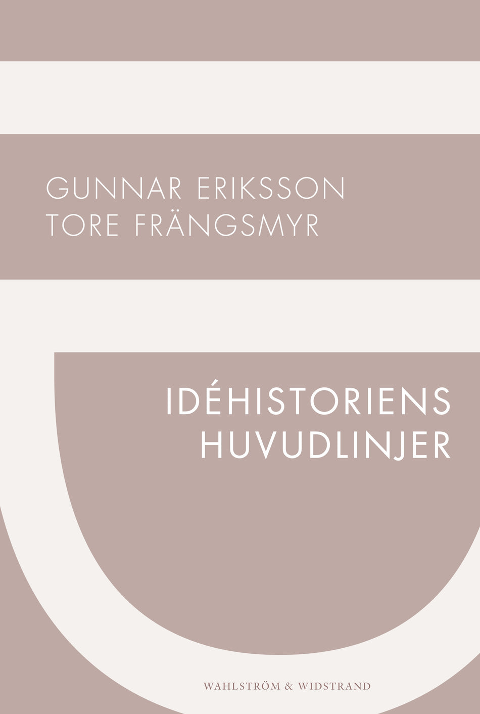 Valokuva kirjasta Tore Frängsmyr / Gunnar Eriksson Idéhistoriens huvudlinjer, kuuluu tuoteryhmään Ruots muu tieto.