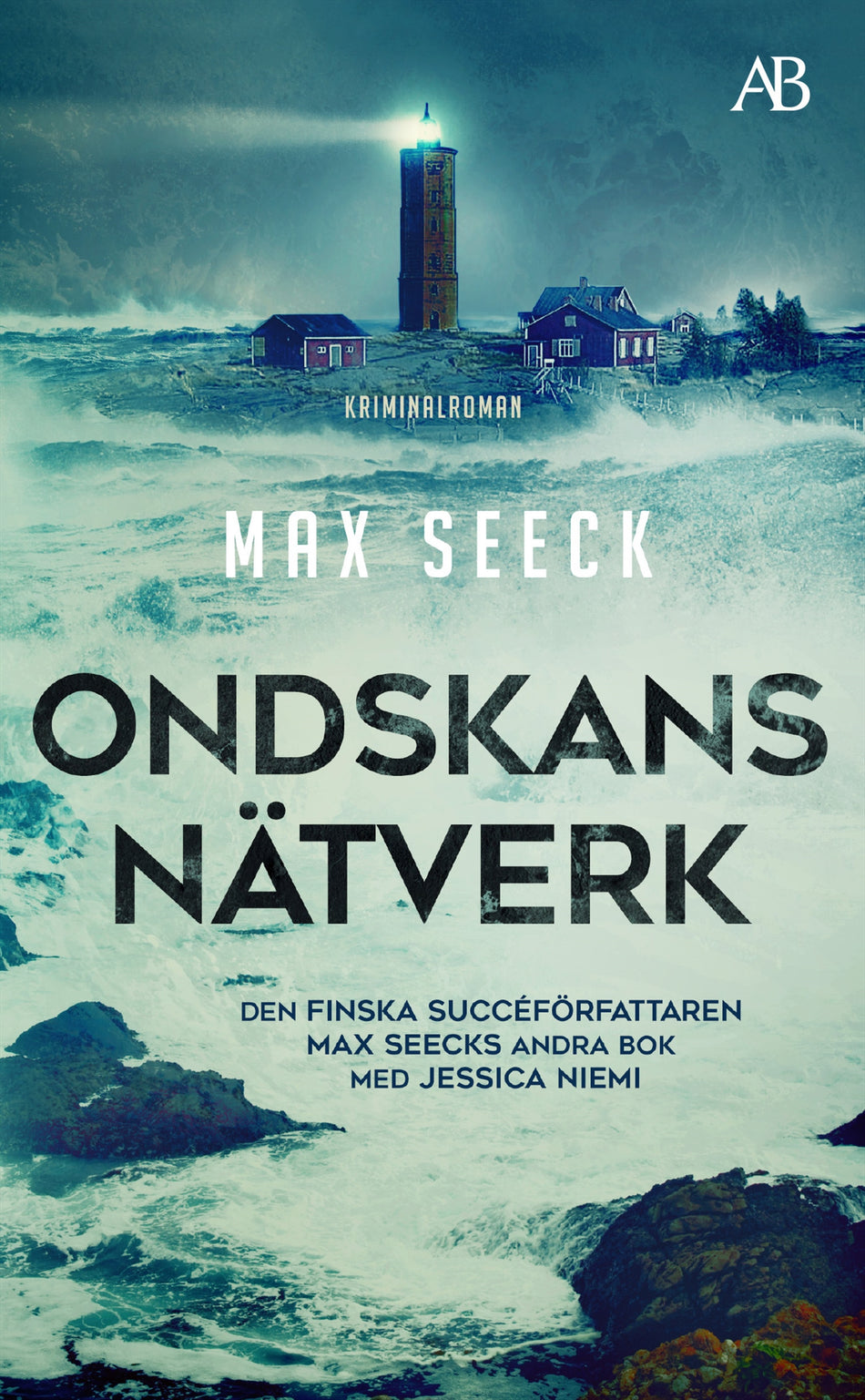 Valokuva kirjasta Max Seeck Ondskans nätverk, kuuluu tuoteryhmään Ruots kaunokirjat.