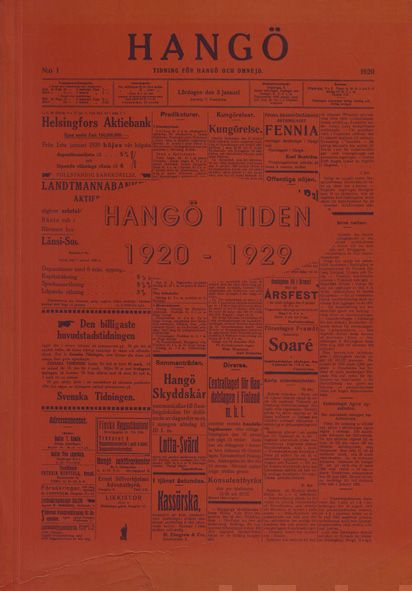 Valokuva kirjasta  Hangö i tiden 1920-1929, kuuluu tuoteryhmään Historia.