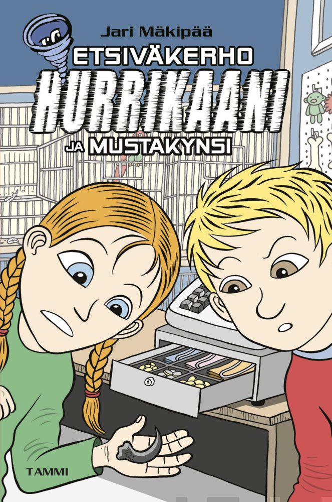 Valokuva kirjasta Jari Mäkipää Etsiväkerho Hurrikaani ja Mustakynsi, kuuluu tuoteryhmään E-kirjat lapset ja nuoret.