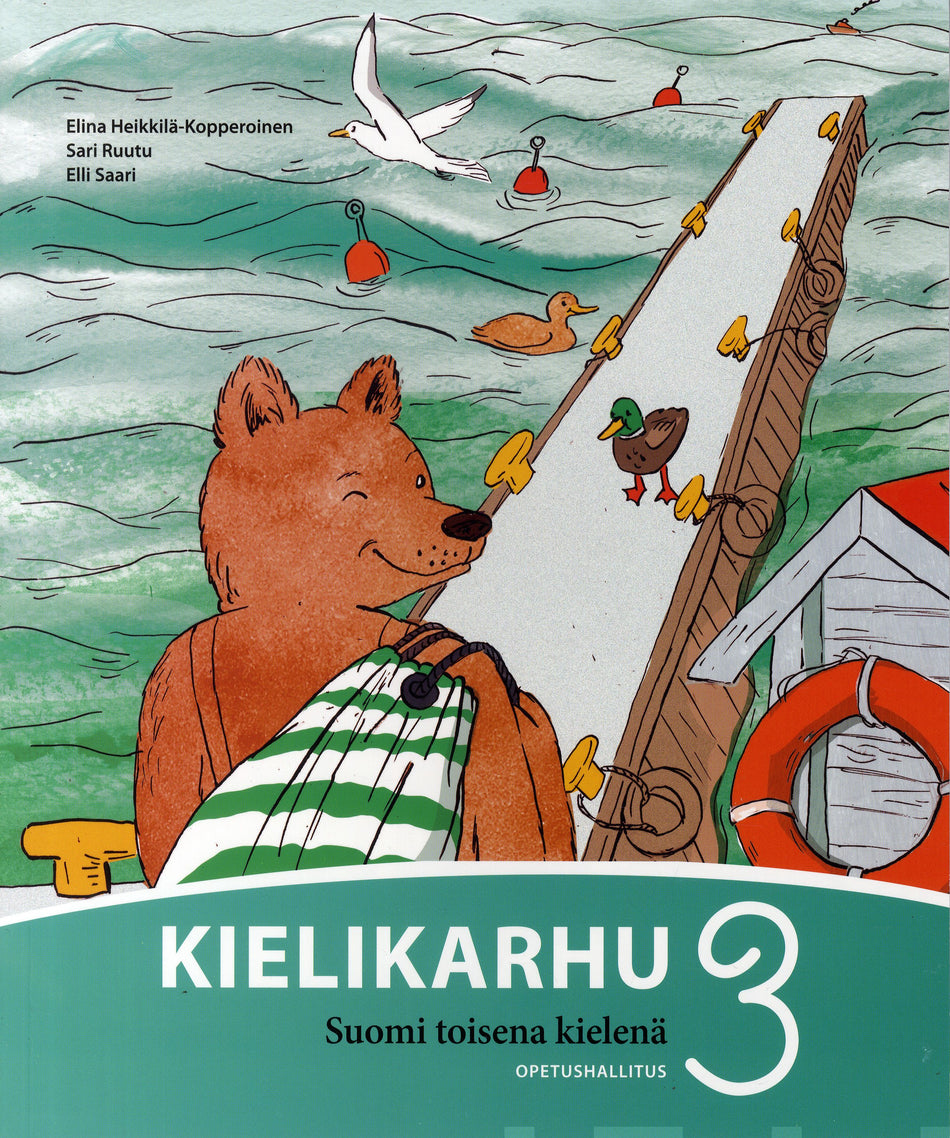 Valokuva kirjasta Elina Heikkilä-Kopperoinen / Sari Ruutu / Elli Saari Kielikarhu 3 Suomi toisena kielenä Oppikirja, kuuluu tuoteryhmään P-kirjat.