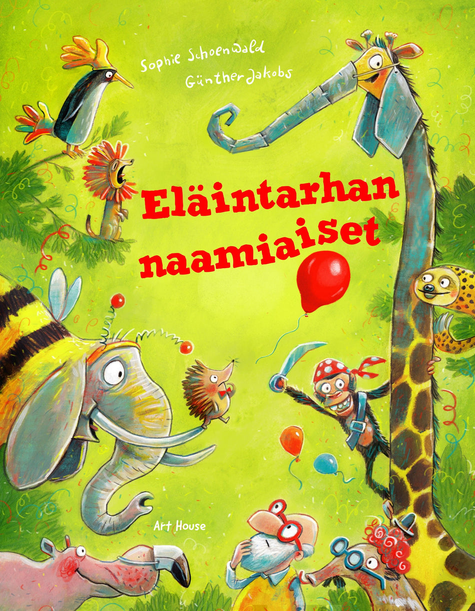 Valokuva kirjasta Sophie Schoenwald Eläintarhan naamiaiset, kuuluu tuoteryhmään Lasten kuvakirjat.