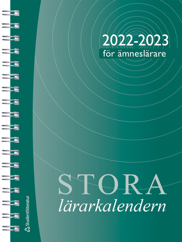 Valokuva kirjasta  Stora ämneslärarkalendern 2022/2023, kuuluu tuoteryhmään Ruots muu tieto.