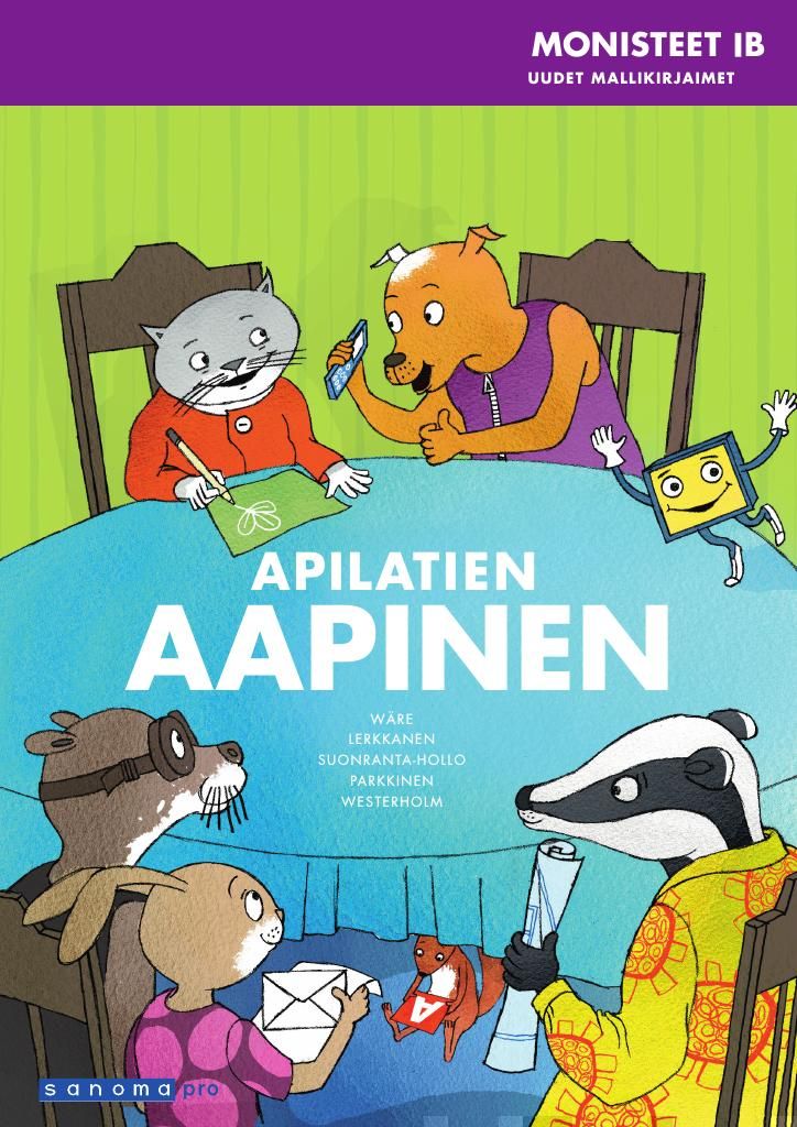 Valokuva kirjasta Mervi Wäre / Marja-Kristiina Lerkkanen / Laura Suonranta-Hollo / Jukka Parkkinen / Pia Westerholm Apilatien aapinen (OPS16), kuuluu tuoteryhmään P-kirjat.