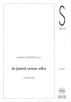 Valokuva kirjasta  Jo joutui armas aika, kuuluu tuoteryhmään Musiikki.