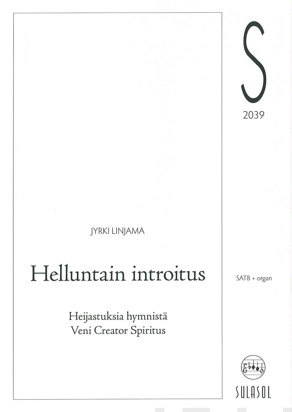 Valokuva kirjasta  Helluntain introitus, kuuluu tuoteryhmään Musiikki.