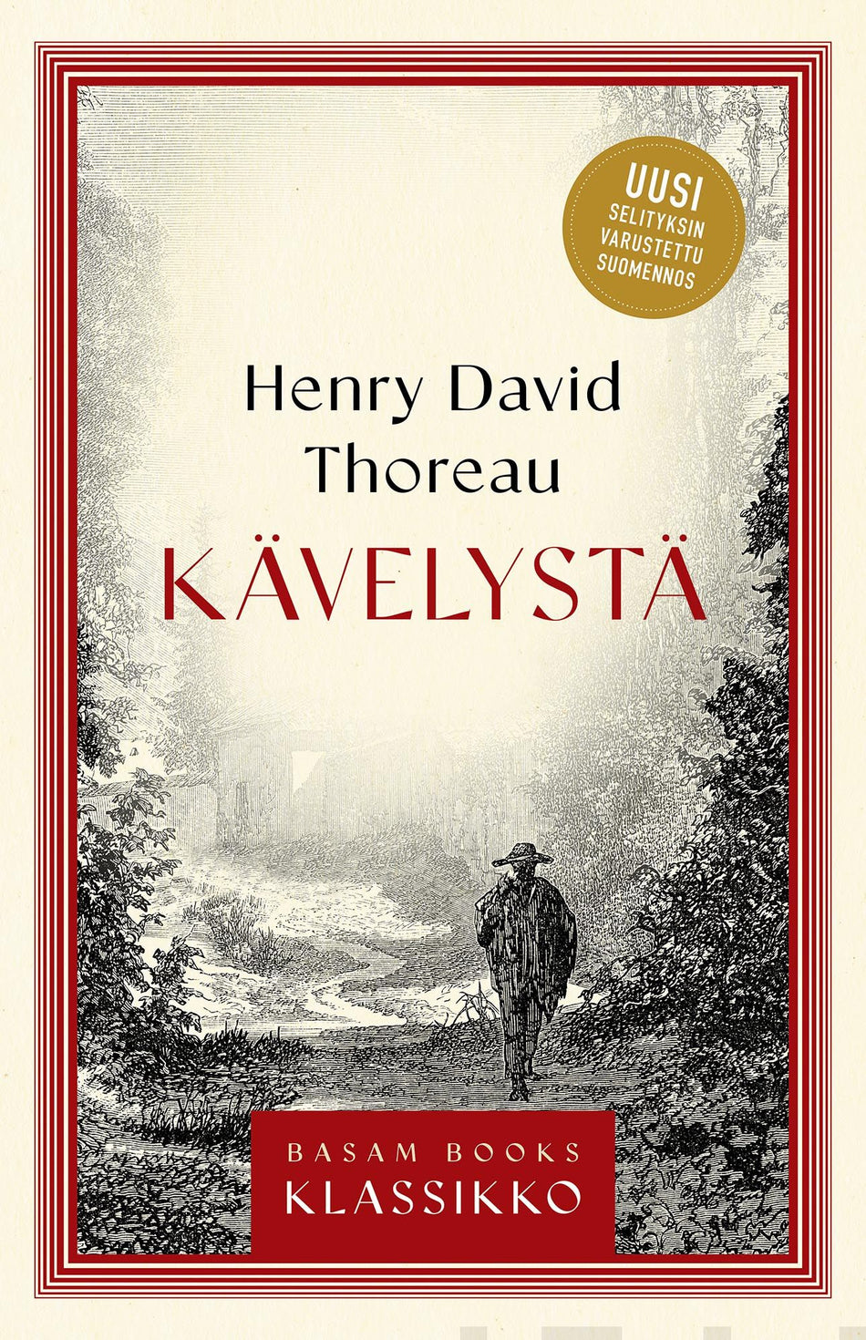 Valokuva kirjasta Henry David Thoreau Kävelystä, kuuluu tuoteryhmään E-kirjat tieto.