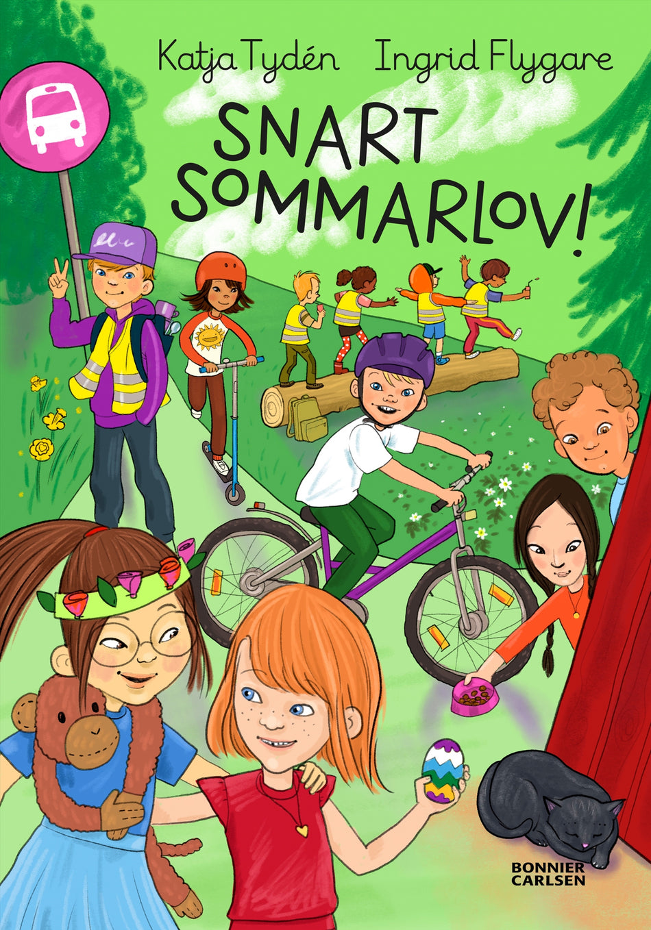Valokuva kirjasta Katja Tydén Snart sommarlov!, kuuluu tuoteryhmään Ruots lapset nuoret ja sarjakuvat.