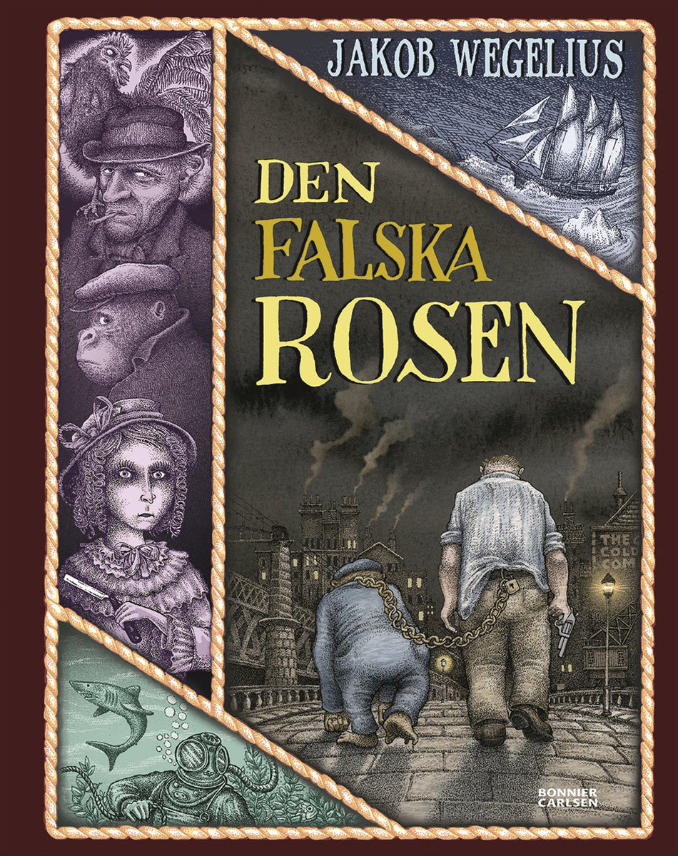 Valokuva kirjasta Jakob Wegelius Den falska rosen, kuuluu tuoteryhmään Ruots lapset nuoret ja sarjakuvat.