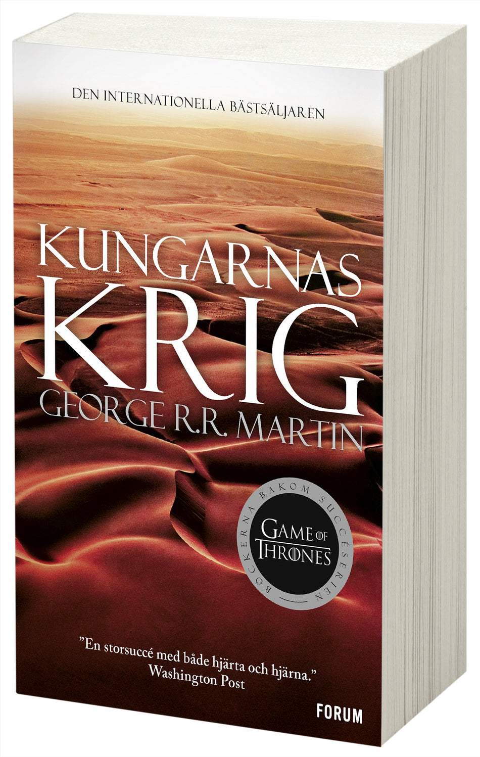 Valokuva kirjasta George R. R. Martin Game of thrones - Kungarnas krig, kuuluu tuoteryhmään Ruots kaunokirjat.
