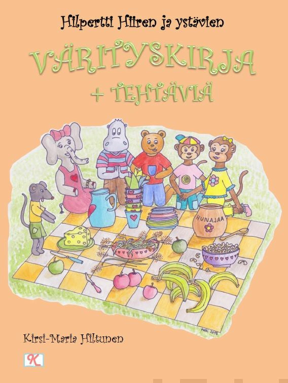 Valokuva kirjasta Kirsi-Marja Hiltunen Hilpertti Hiiren ja ystävien värityskirja + tehtäviä, kuuluu tuoteryhmään Lasten ja nuorten tietokirjat.