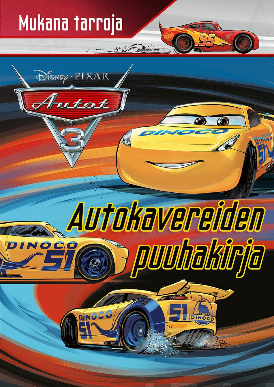 Valokuva kirjasta  Disney Autot 3 Autokavereiden puuhakirja, kuuluu tuoteryhmään Väritys-puuhakirjat.