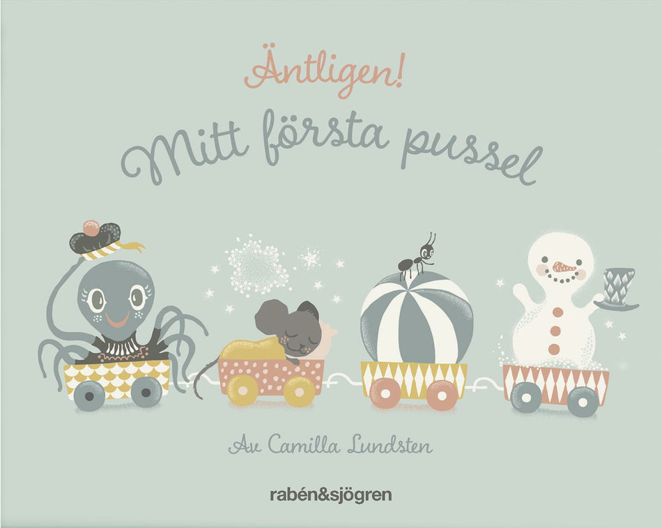 Valokuva kirjasta Camilla Lundsten Äntligen! Mitt första pussel, kuuluu tuoteryhmään Ruots lapset nuoret ja sarjakuvat.