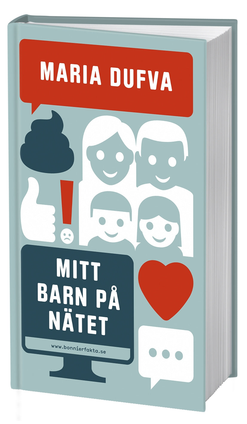 Valokuva kirjasta Maria Dufva Mitt barn på nätet, kuuluu tuoteryhmään Ruots muu tieto.