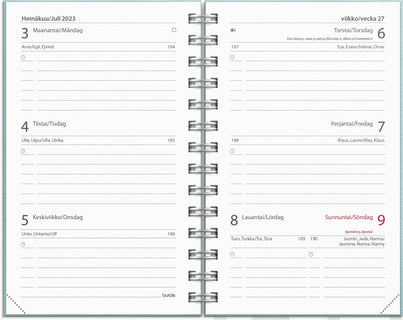Compact Nomad sininen FSC Mix 2022-2023 (lukuvuosikalenteri)