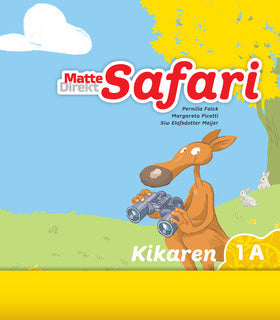 Valokuva kirjasta Margareta Picetti / Pernilla Falck Matte Direkt Safari 1A Kikaren, kuuluu tuoteryhmään Ruots lapset nuoret ja sarjakuvat.