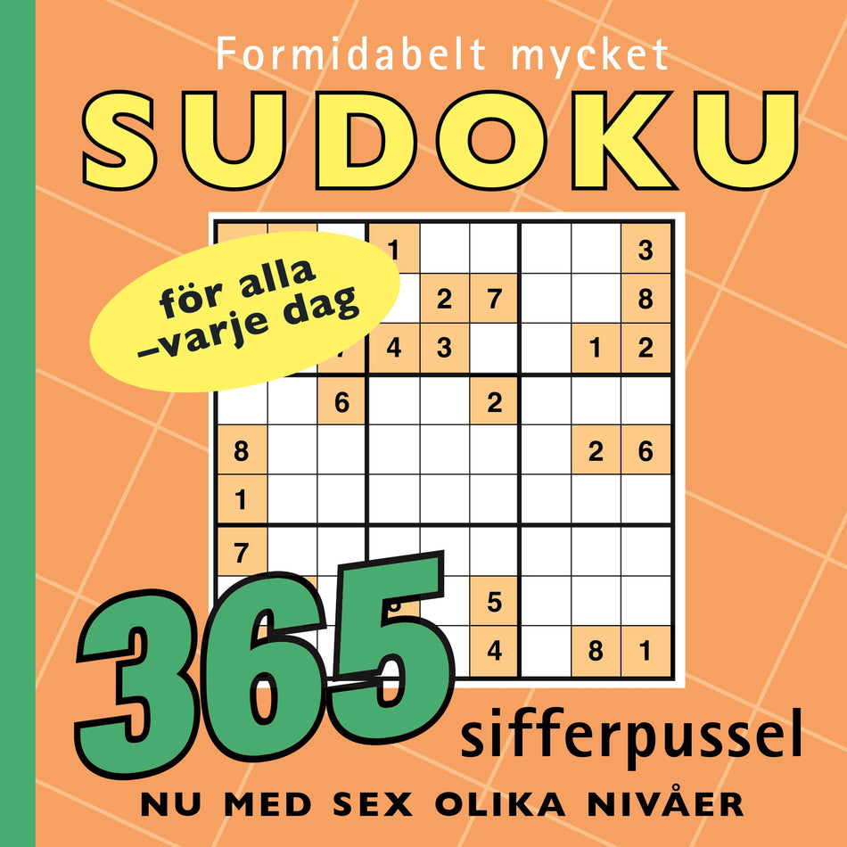 Valokuva kirjasta Bokförlaget Semic Formidabelt mycket sudoku, kuuluu tuoteryhmään Ruots harrasteet taide.