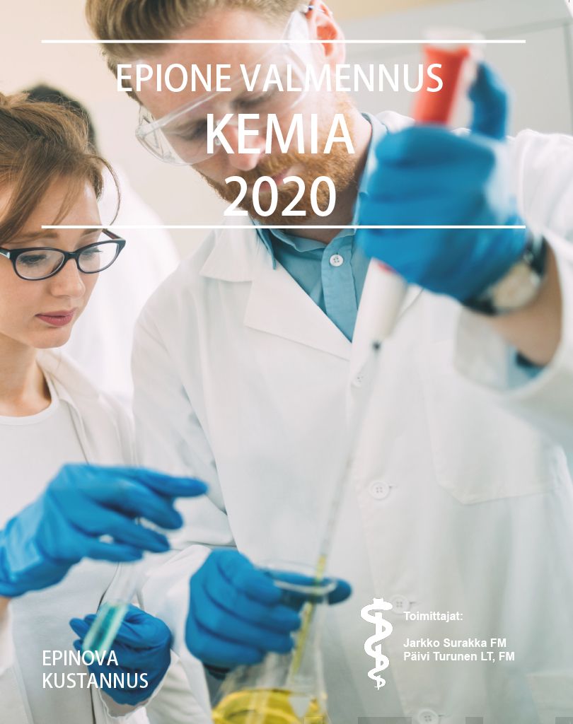 Valokuva kirjasta Jarkko Surakka / Päivi Turunen Epione Kemia 2020, kuuluu tuoteryhmään Lukiokirjat.