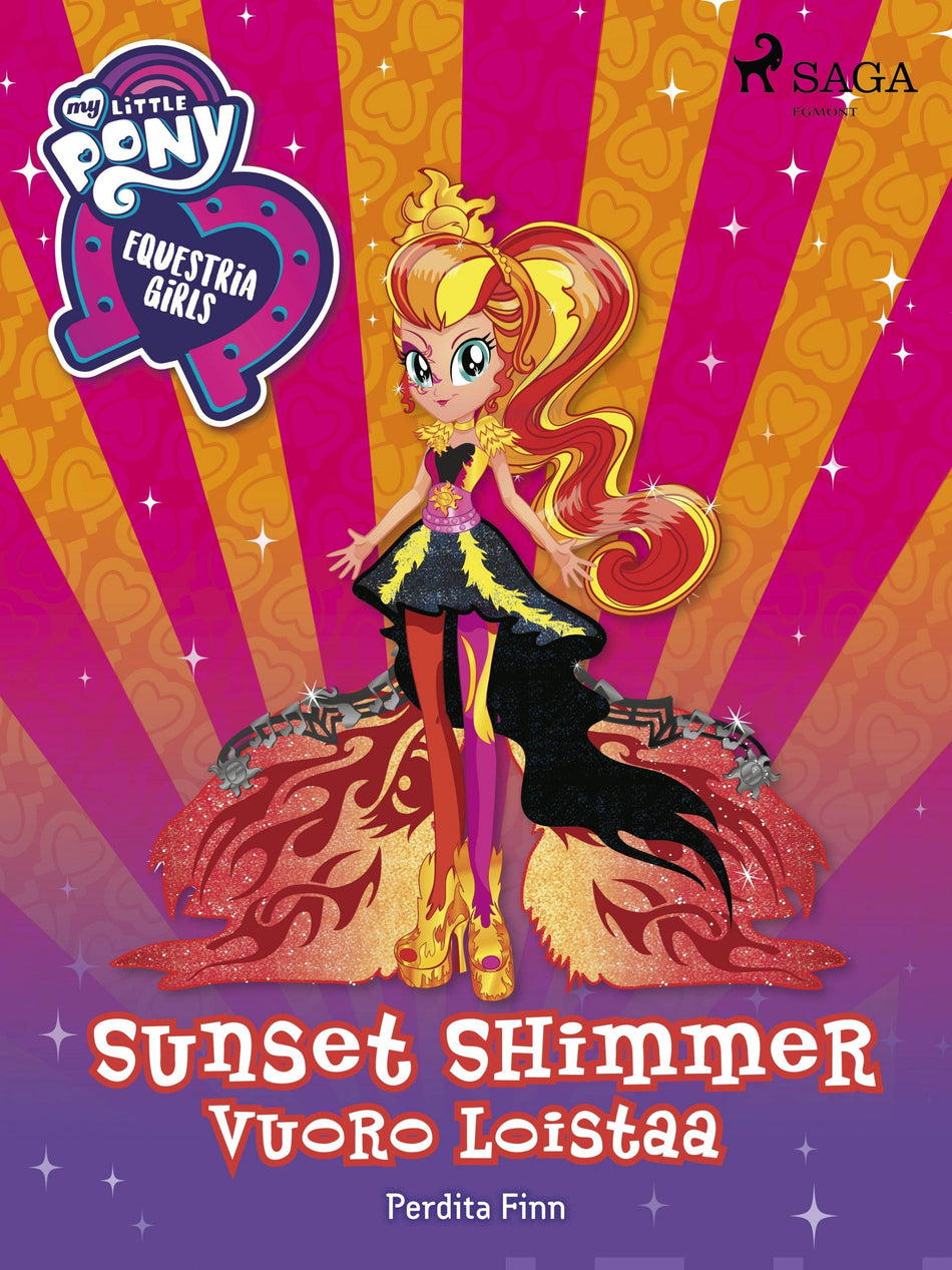Valokuva kirjasta Perdita Finn My Little Pony - Equestria Girls - Sunset Shimmerin vuoro loistaa, kuuluu tuoteryhmään E-kirjat lapset ja nuoret.