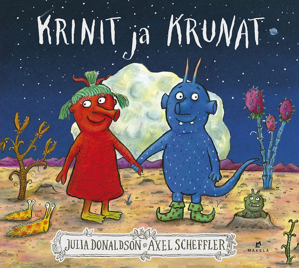 Valokuva kirjasta Julia Donaldson Krinit ja krunat, kuuluu tuoteryhmään Lasten kuvakirjat.