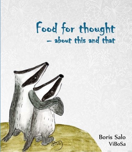 Valokuva kirjasta Boris Salo Food for thought, kuuluu tuoteryhmään Aforismit.