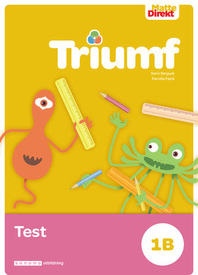 Valokuva kirjasta Karin Bergwik / Pernilla Falck Matte Direkt Triumf 1B Test (5-pack), kuuluu tuoteryhmään Ruots lapset nuoret ja sarjakuvat.