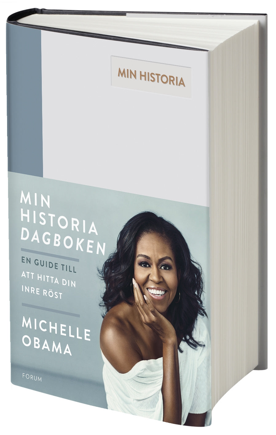 Valokuva kirjasta Michelle Obama Min historia : dagboken - en guide till att hitta din inre röst, kuuluu tuoteryhmään Ruots muu tieto.