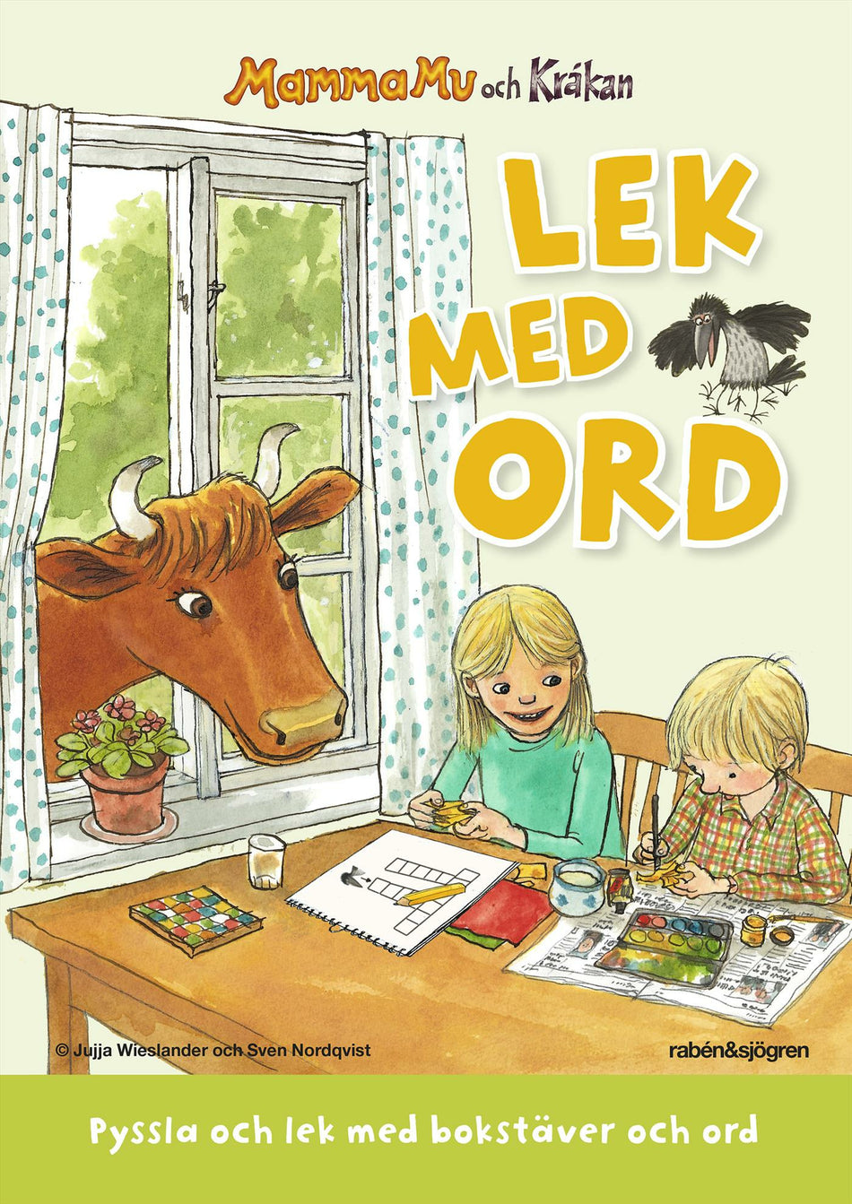 Valokuva kirjasta Jujja Wieslander Mamma Mu och Kråkan - Lek med ord, kuuluu tuoteryhmään Ruots lapset nuoret ja sarjakuvat.