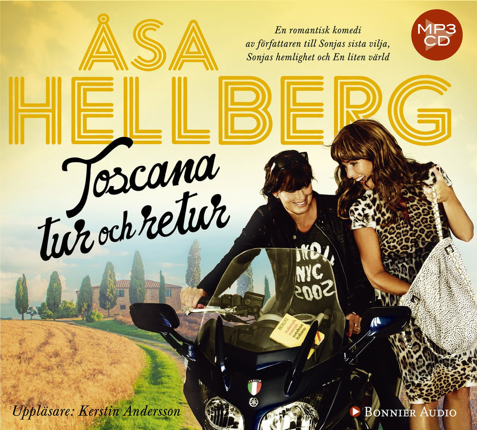 Valokuva kirjasta Åsa Hellberg Toscana tur och retur, kuuluu tuoteryhmään Ruots kaunokirjat.