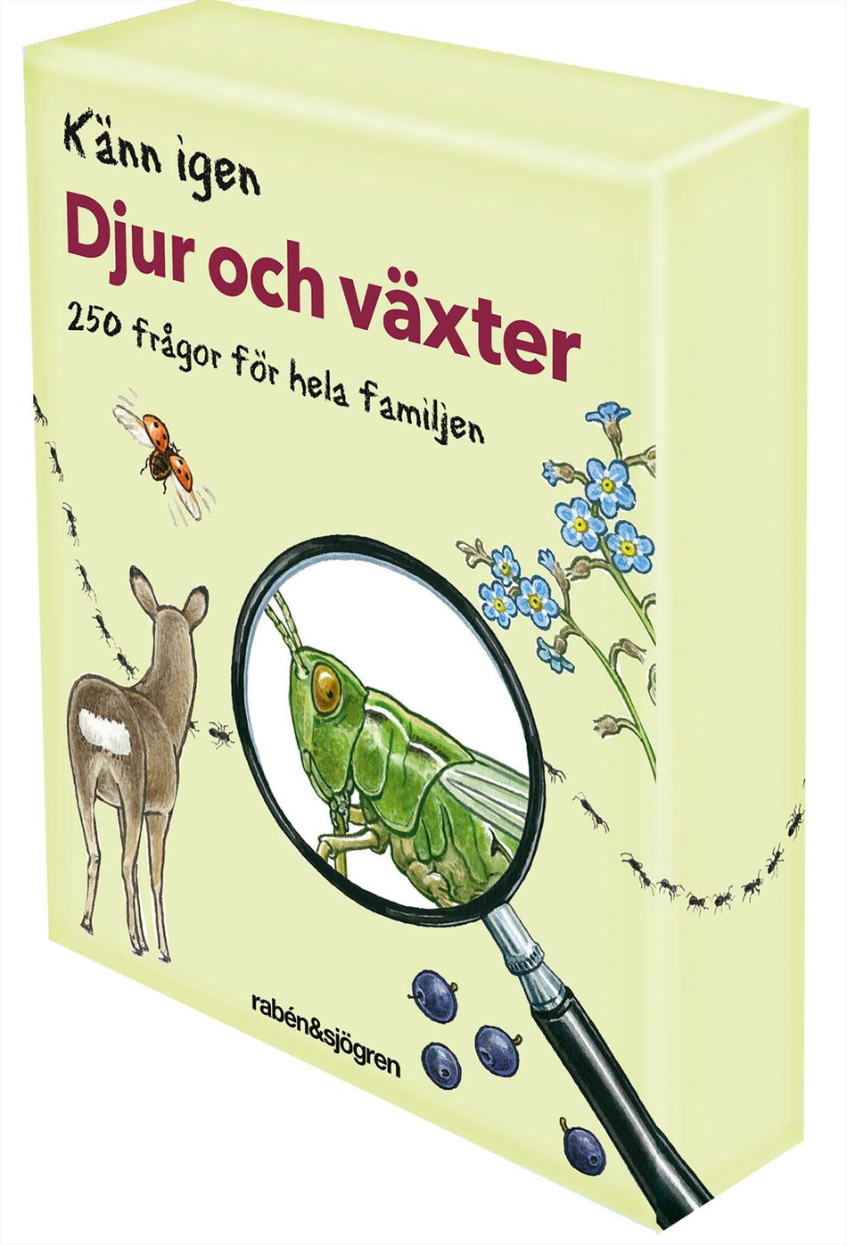 Valokuva kirjasta Björn Bergenholtz Frågespel: Känn igen djur och växter : 250 frågor för hela familjen, kuuluu tuoteryhmään Ruots lapset nuoret ja sarjakuvat.