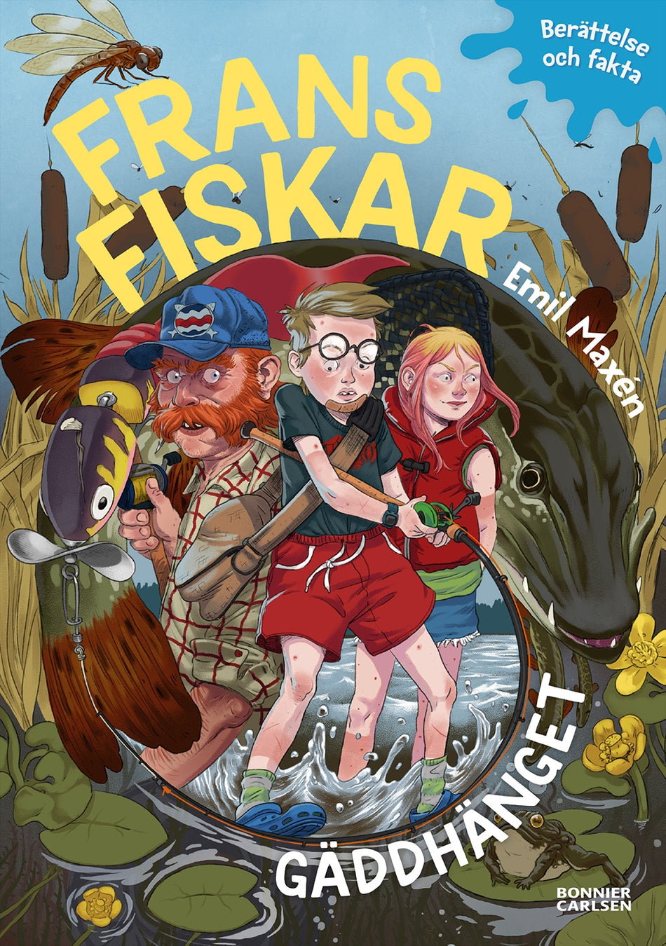 Valokuva kirjasta Emil Maxén Frans fiskar : gäddhänget, kuuluu tuoteryhmään Ruots lapset nuoret ja sarjakuvat.