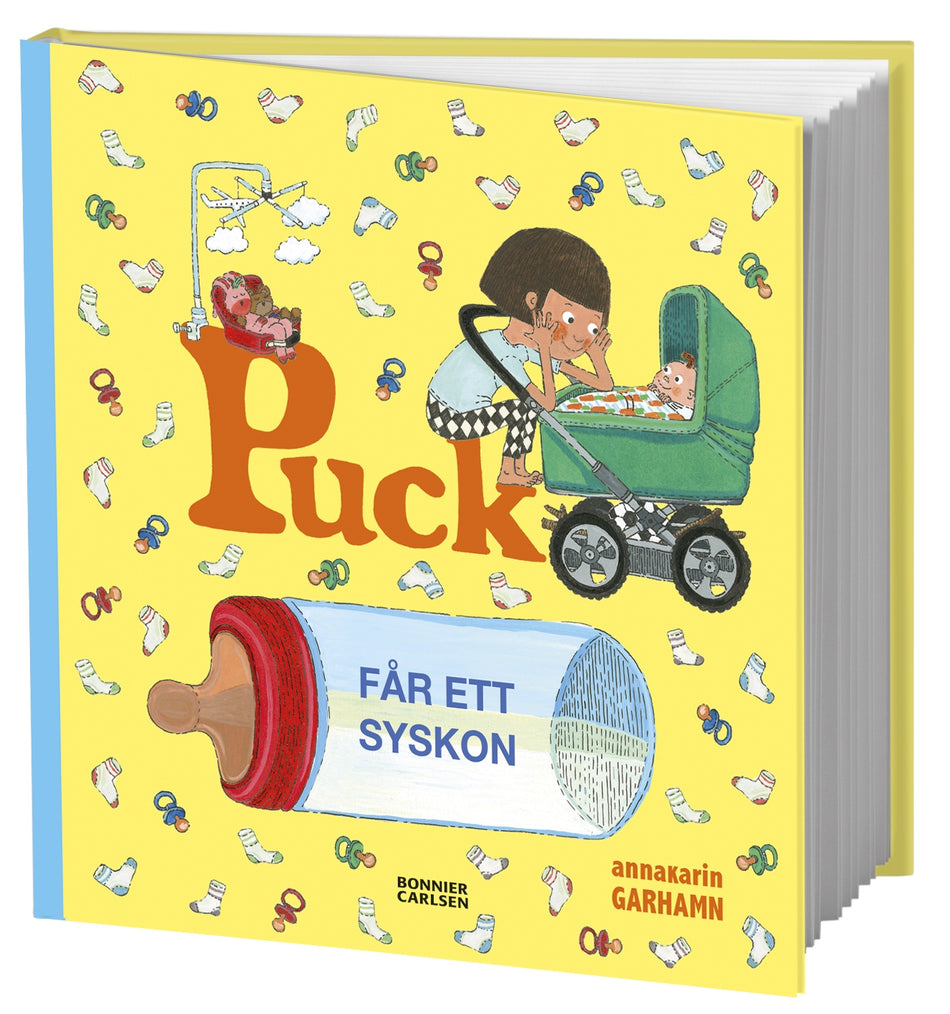 Valokuva kirjasta Anna-Karin Garhamn Puck får ett syskon, kuuluu tuoteryhmään Ruots lapset nuoret ja sarjakuvat.