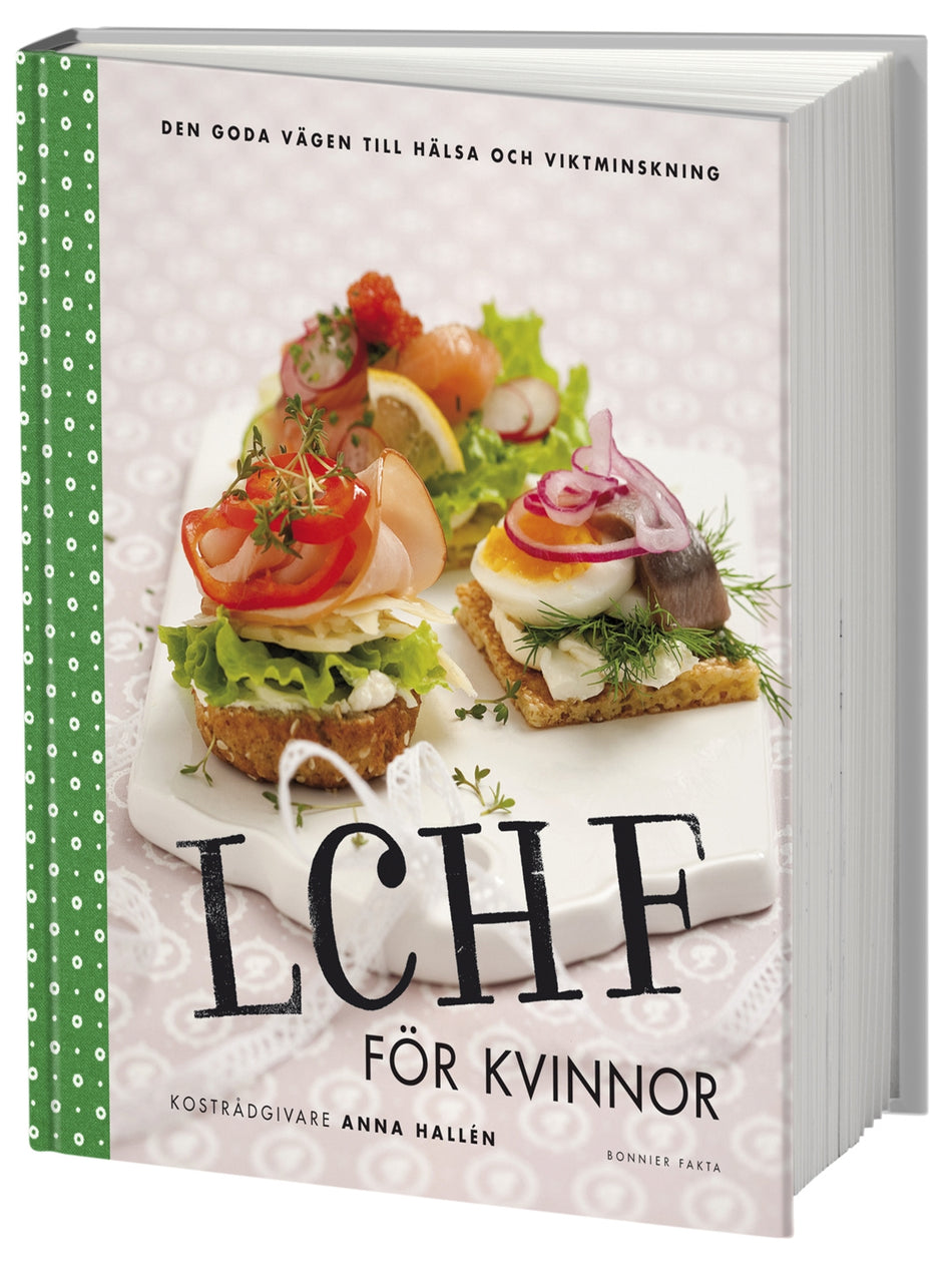 Valokuva kirjasta Anna Hallén LCHF för kvinnor, kuuluu tuoteryhmään Ruots harrasteet taide.