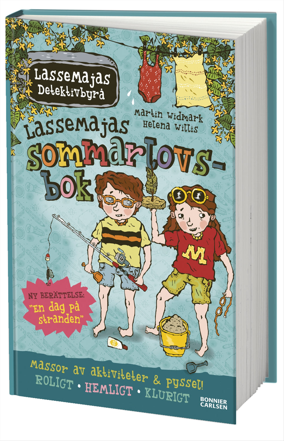 Valokuva kirjasta Martin Widmark LasseMajas sommarlovsbok. En dag på stranden, kuuluu tuoteryhmään Ruots lapset nuoret ja sarjakuvat.