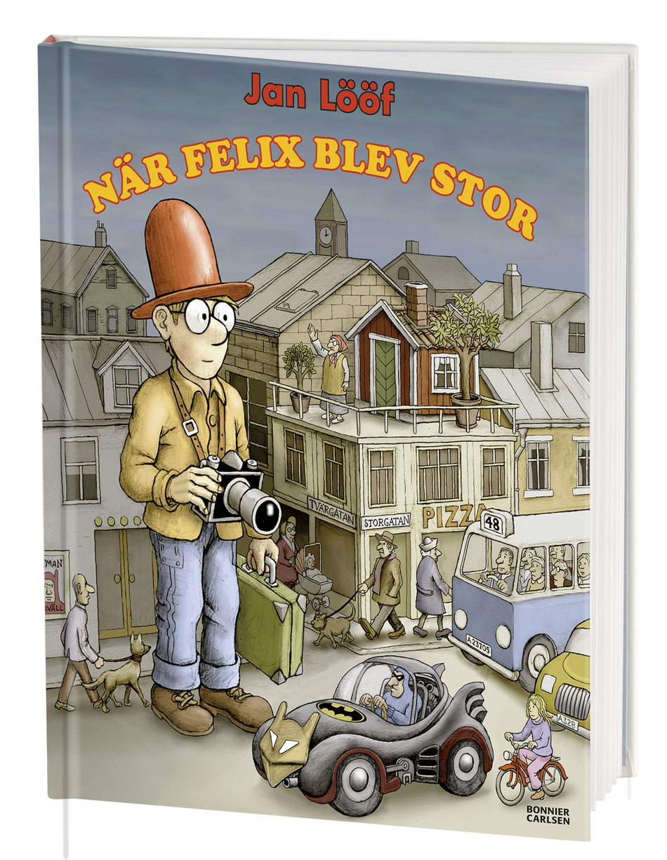Valokuva kirjasta Jan Lööf När Felix blev stor, kuuluu tuoteryhmään Ruots lapset nuoret ja sarjakuvat.