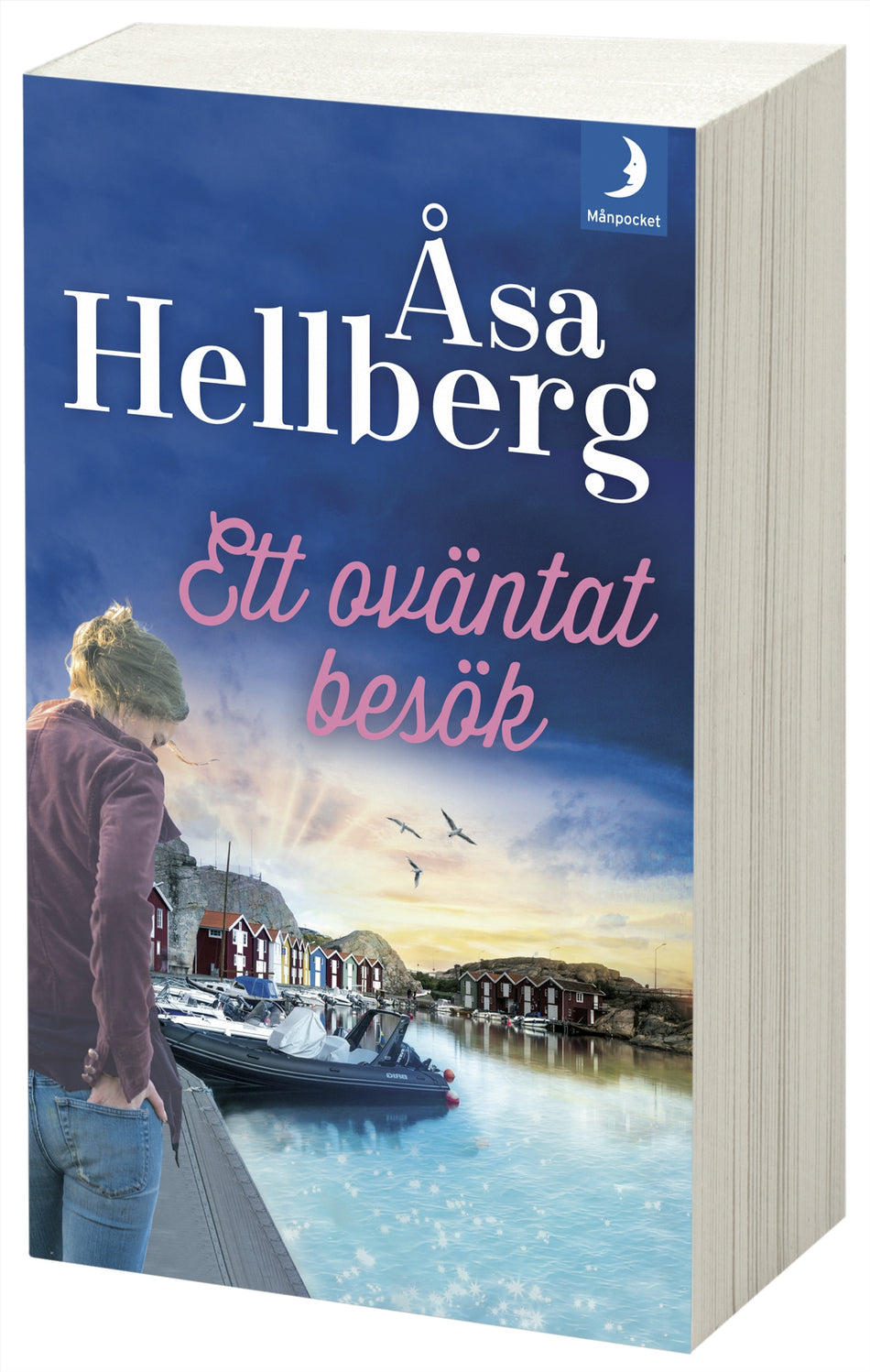 Valokuva kirjasta Åsa Hellberg Ett oväntat besök, kuuluu tuoteryhmään Ruots kaunokirjat.