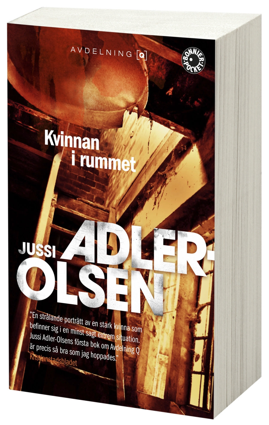 Valokuva kirjasta Jussi Adler-Olsen Kvinnan i rummet, kuuluu tuoteryhmään Ruots kaunokirjat.