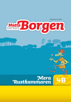 Valokuva kirjasta Margareta Picetti Matte Direkt Borgen Mera Rustkammaren 4B (5-pack) Ny upplaga, kuuluu tuoteryhmään Ruots lapset nuoret ja sarjakuvat.