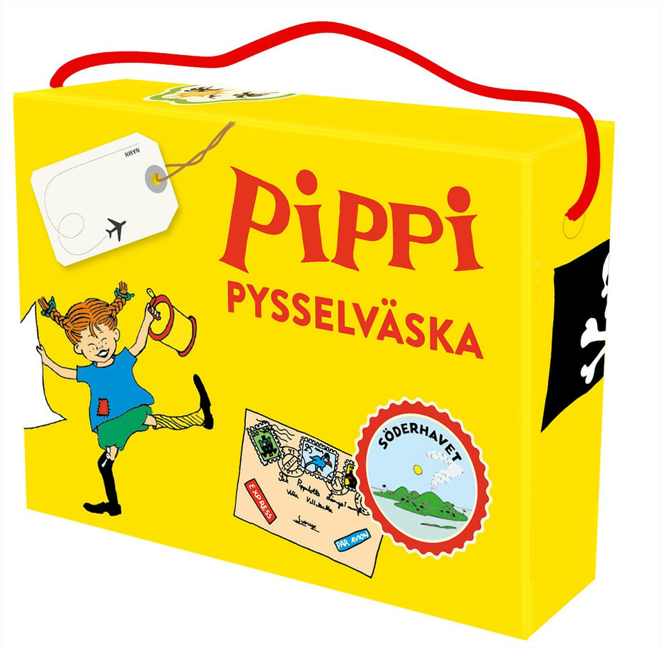 Valokuva kirjasta  Pippi pysselväska, kuuluu tuoteryhmään Ruots lapset nuoret ja sarjakuvat.