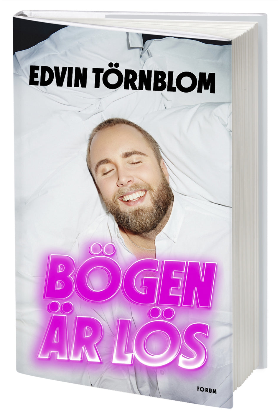 Valokuva kirjasta Edvin Törnblom Bögen är lös, kuuluu tuoteryhmään Ruots muu tieto.
