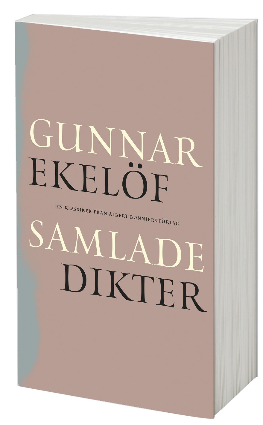 Valokuva kirjasta Gunnar Ekelöf Samlade dikter, kuuluu tuoteryhmään Ruots muu tieto.