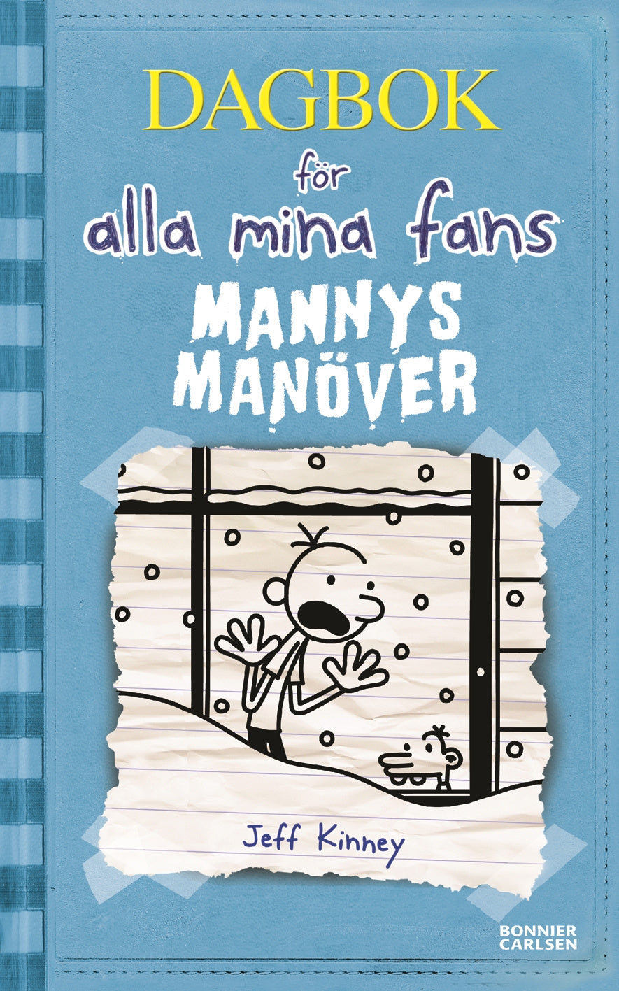 Valokuva kirjasta Jeff Kinney Mannys manöver, kuuluu tuoteryhmään Ruots lapset nuoret ja sarjakuvat.