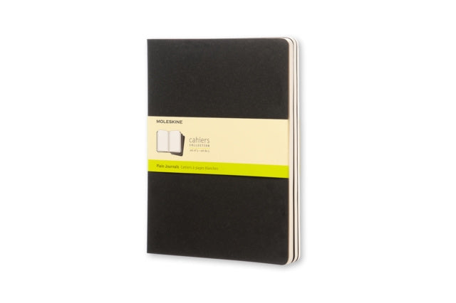 Valokuva kirjasta Moleskine Moleskine Plain Cahier Xl - Black Cover (3 Set), kuuluu tuoteryhmään Muut ulkomaiset kirjat.