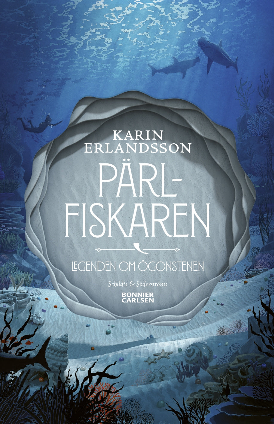 Valokuva kirjasta Karin Erlandsson Pärlfiskaren, kuuluu tuoteryhmään Ruots lapset nuoret ja sarjakuvat.