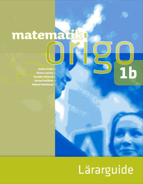 Valokuva kirjasta Niclas Larson / Gunilla Viklund / Daniel Dufåker Matematik Origo 1b Lärarguide, kuuluu tuoteryhmään Ruots lapset nuoret ja sarjakuvat.