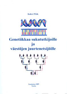 Valokuva kirjasta Kalevi Wiik Genetiikkaa sukututkijoille ja väestöjen juurtenetsijöille, kuuluu tuoteryhmään Luonto.